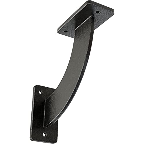 2" W x 7" D x 7" H Bradford Steel Bracket, Antiqued Pewter - color: Antiqued Pewter, size: 2-in. W x 7-in. D x 7-in. H