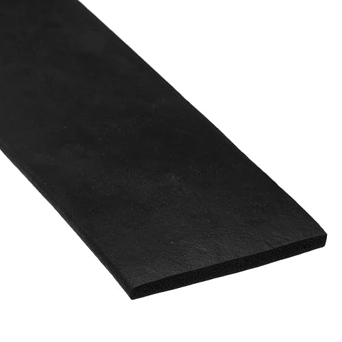 uxcell EPDM Rubber Foam Sheet Strip 3/16" T x 2.4" W x 5' L Rubber Sheet Rolls Weather Strip for DIY Gasket, Crafts, Insulation - size: 3/16" T x 2.4" W x 5' L