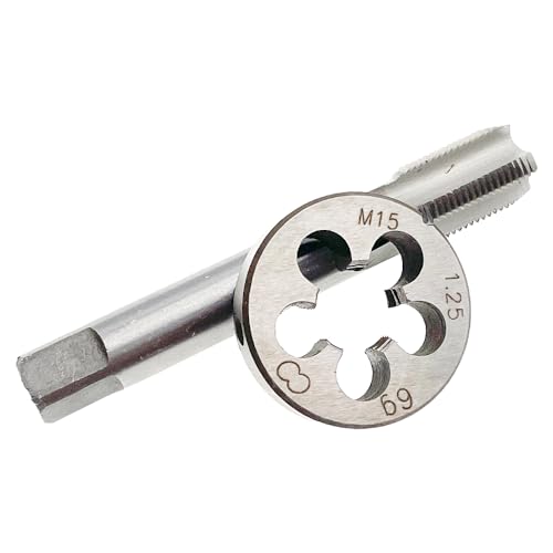 M15x1.25 Thread Tap Die Set Straight Right Hand M15 x 1.25 Metric Round