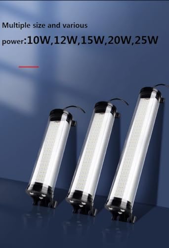 15W LED Milling Machina Lights Tube CNC Lathe Led Machine Work Light Explosion-Proof Lamp Waterproof IP65 Oil-Proof Industrial Lighting 110V-220V (15W) - size: 15 Watt