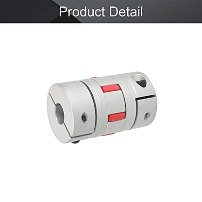 Fielect Shaft Coupling 14mm to 14mm Bore L66x40D Flexible Coupler Joint for Servo Stepped Motor - size: 14mm to 14mm Bore L66x40D