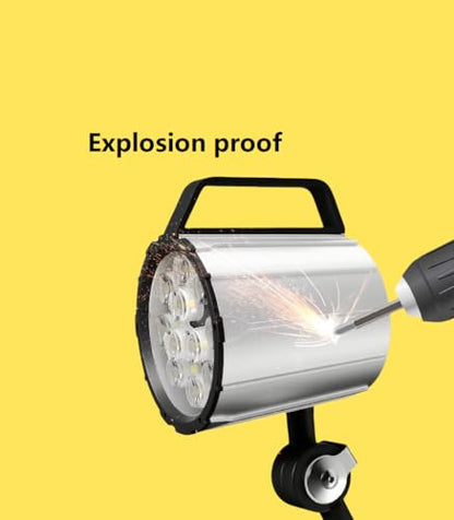 Industrial Machine Light,12W 110V-220V Adjustable Aluminum Alloy LED Work Light IP68 for Lathe, CNC Milling Machine, Drilling Machine - Short Arm … (12)