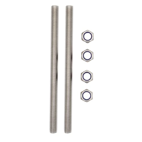 M16x250mm Threaded Rod 2 pcs 304 Stainless Steel Metric Fully - size: M16*250mm