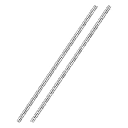 M4-0.7 Fully Threaded Rod 160mm Length Coarse Thread 2Pcs - size: M4‑0.7 160mm