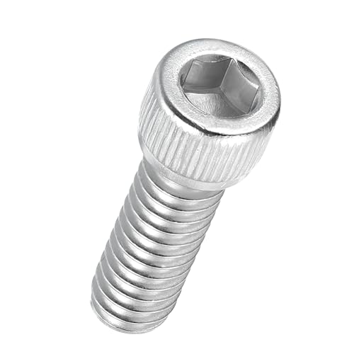 50pcs Socket Head Cap Screws 1/4"-20x5/8 304 Stainless Steel Silver - color: Silver, size: 1/4"-20 x 5/8"