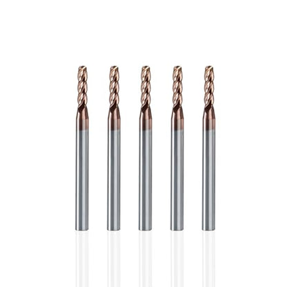 NZ 3/32" 4-Flute Ball Nose End Mill - size: 3/32 inch