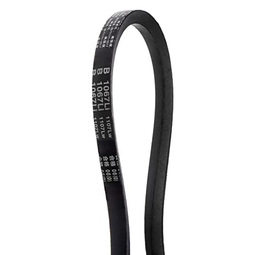 HARFINGTON B-1067 V-Belts Drive Belt 1067mm(42") Inner Girth 17mm Top Width B Section Rubber for Power Transmission - size: 1067mm