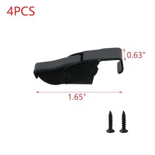 MY MIRONEY 4PCS Spring Loaded Toggle Hasp Clamp - size: 1.65"