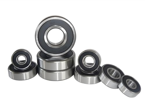 50PCS 608-2RS Bearing Deep Groove Ball Bearings 8x22x 7mm Rubber Sealed