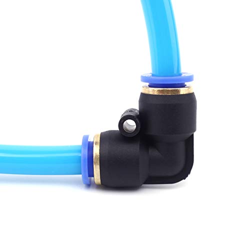 SNS Elbow 5/32 inch Tube OD Push to Connect Tube Fittings Push Lock SPV-5/32 (Pack of 10) - size: SPV/5-32