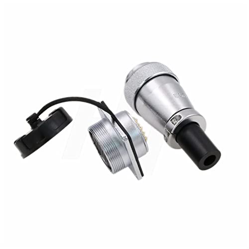 WS28 26 Pin 5A Male Plug Female Socket Metal Aviation Circular Power Electrical Connector Solder Outdoor Automotive Solar 18awg Cable - size: 26 pin 5A