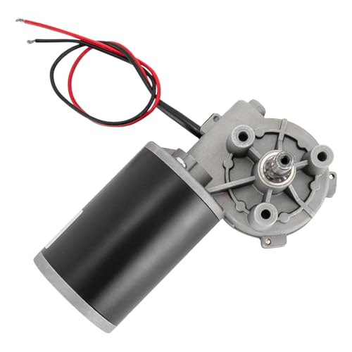 DC Reduction Motor,Gear Reduction Electric Motor,24V 80W 220RPM Electric Gear Motor High Efficiency Brushed DC Motor (Motor Position-Left), SDX20U