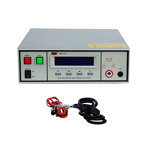 INTBUYING Withstand Hi-Pot Tester Insulation Resistance Tester AC 110V/220V 5KV Test Instruments with Memory Group Digital Display