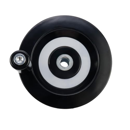 4.92"/ 125mm Black Back Corrugated Hand Wheel for Milling Machine