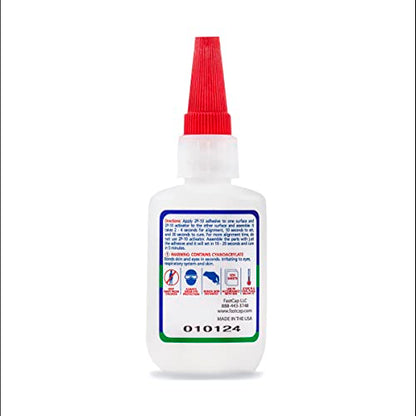 FastCap 2P-10 JEL (No-drip Formula) –Industrial Strength Heavy-Duty Super Glue -(CA Adhesive) - 2.25 oz/64g. Great for use on Vertical Surfaces. Shock Resistant. Activator Sold Separately (1-Bottle) - style: JEL