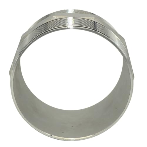 4"x4" NPT Male Threaded Hex Nipple,Stainless Steel 304 Quick Coupler Pipe Fitting (4") - size: 4 Inch