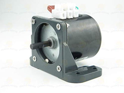 60KTYZ 110V 20-24RPM Reduction Motor Reversible with Bracket Fixed Seat and Power Cord Switch Plug Extension - size: 20-24r/min+ Bracket+Power cable