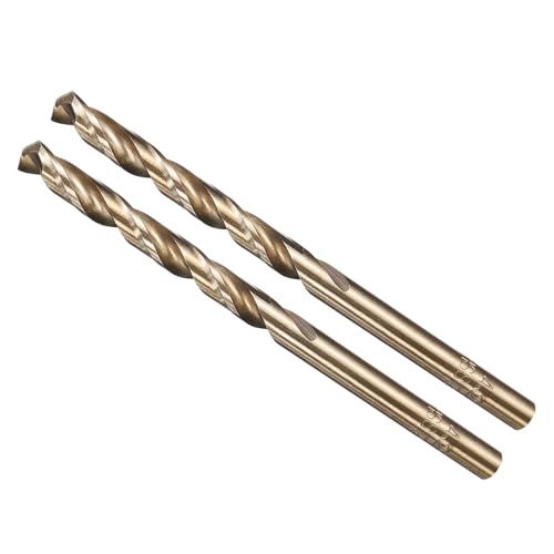 METALLIXITY Drill Bit (4.2mm) M35 5% Cobalt High-Speed Steel 135° 2Pcs - size: 4.2mm