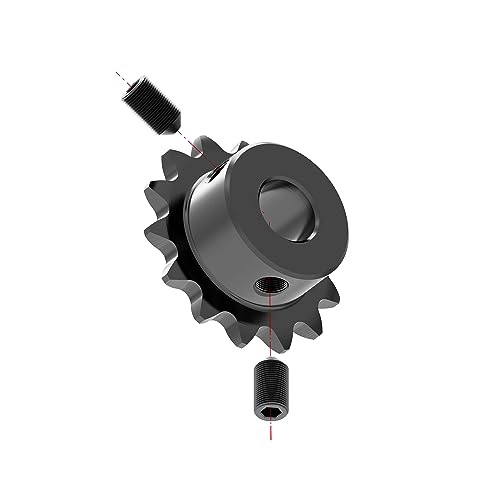 13 Tooth Roller Chain Sprocket, 25 Chain, 8mm Bore - size: 13T/8mm Bore