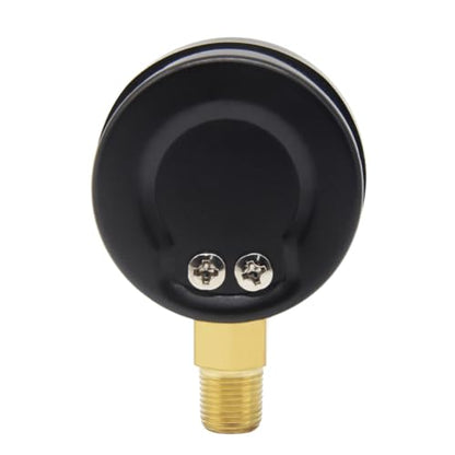 Uenede 0-300PSI Pressure Gauge 1/8" NPT Brass Bottom Mount with Bushing - size: 300PSI(1/8"NPT)