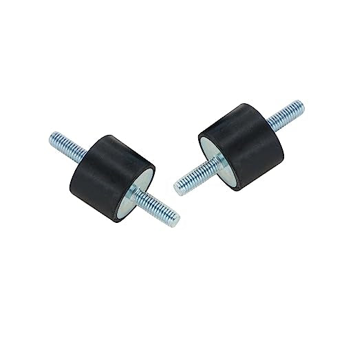 MY MIRONEY 4PCS 40 x 30mm Rubber Isolator Mounts with M8 x 23mm Studs - size: M8 x 23mm;40 x 30mm (Double Studs)