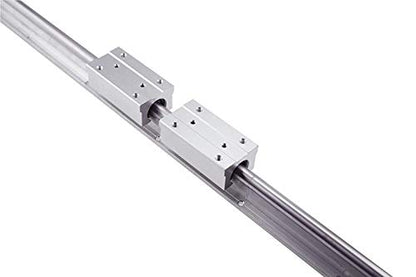 2 Pcs SBR20LUU SBR20 LUU 20mm Linear Bearing Motion Pillow Long Slide Block for 20mm Linear Guide Rail, Aluminum CNC Router Parts