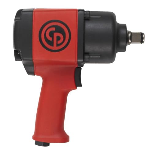 Chicago Pneumatic CP7763 3/4 Inch Air Impact Wrench, Red, Metal - size: 3/4-Inch Drive Size, style: Standard Anvil w/ Pistol Handle