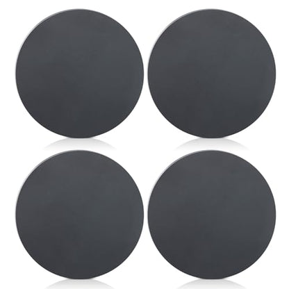 4 Pcs 1/4" x 4" Hot Rolled Steel Plates, A36 Circle Steel Base Sheet Round - size: 1/4" x 4"