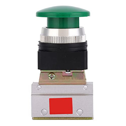 2 Position 3 Way Pneumatic Mechanical Valve MOV-03A G1/8" PT Mushroom Push Button Switch Air Mechanical Valve