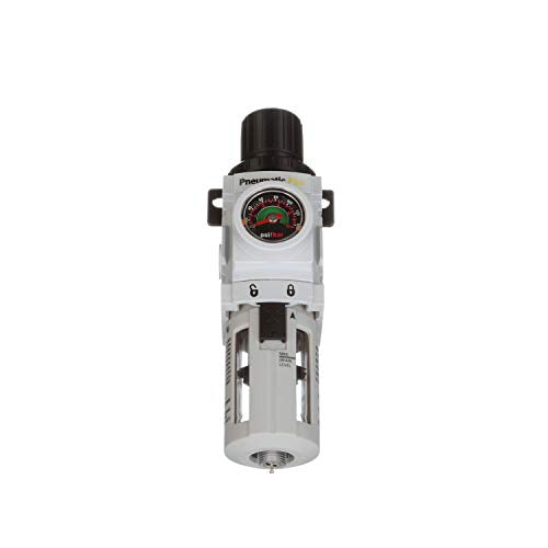 PneumaticPlus PPP2-N02BG Air Filter Regulator Combo 1/4" NPT, 5 Micron