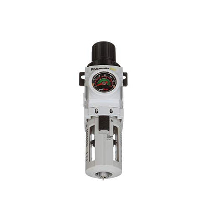 PneumaticPlus PPP2-N02BG Air Filter Regulator Combo 1/4" NPT, 5 Micron
