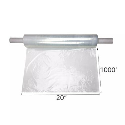 uBoxes Stretch Wrap, 20" x 1000' x 80G