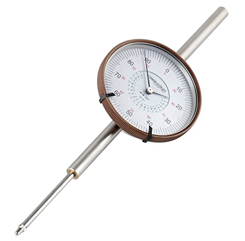 Accusize Industrial Tools Agd2 Style 0-2'' by 0.001'' Dial Indicator with A 3'' Big Face, Lug Back, P900-S090 - size: 0-2" x 0.001" with big face
