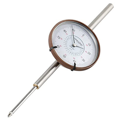 Accusize Industrial Tools Agd2 Style 0-2'' by 0.001'' Dial Indicator with A 3'' Big Face, Lug Back, P900-S090 - size: 0-2" x 0.001" with big face
