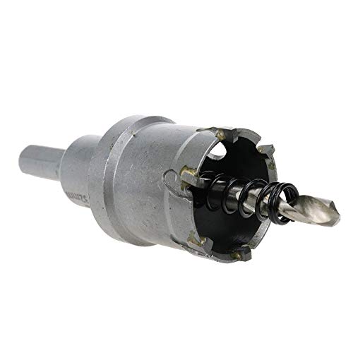 Carbide Hole Saw 1.26-inch/32mm Cutting Dia Hole Cutter for Cutting Stainless Steel Iron - size: 1.26"/32mm