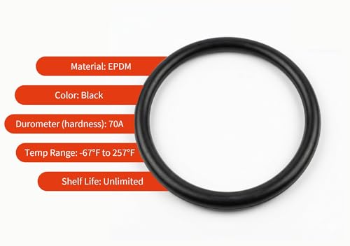 1.250IN (31.75 MM) CS, EPDM 70 Durometer O-Ring Cord Stock, 10 FEET - size: 1.250 IN (31.75 MM) CS