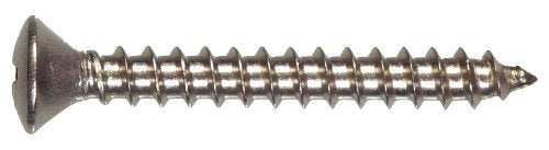 The Hillman Group 823674 Stainless Steel Oval Head Phillips Sheet Metal Screw, 8-Inch x 2-Inch, 100-Pack
