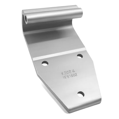 HS1802 S2624 Commercial Vehicle Three-Hole Door Hinge - 7.08x3.85x2.48in, Φ0.33, Heavy-Duty Steel, for Trucks & Buses - Durable & Precision-Made - size: HS18 3-hole