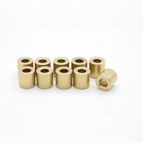 Sintered Bronze Sleeve Bearing Bushing 4mm ID x 8mm OD x 8mm L Oil-Impregnated 10pcs - size: 4*8*8mm