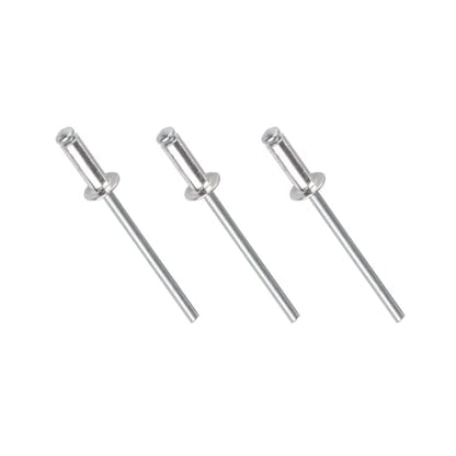 Maozaa 100Pcs 3/16" x 3/8" Aluminum Blind Rivets, Pop Rivets, Silver - color: Silver, size: 3/16" x 3/8"