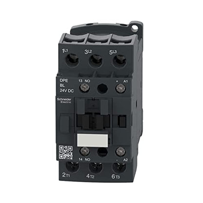 Schneider Electric DPE32BL Easy TeSys IEC Contactor 24VDC Coil | HVAC and AC Contactor, Compressors, Pumps & More with Screw Clamp Terminals, 2HP 115V-1Ph, 3HP 230V-1Ph, 7.5HP 200-230V, 15HP 460V - size: 15HP 460V