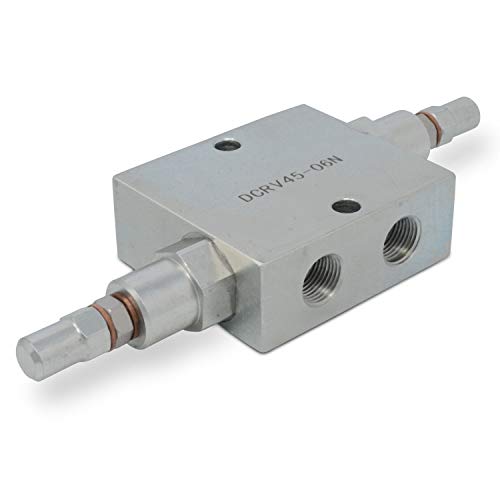 Summit Hydraulics Dual Crossover Hydraulic Relief Cushion Valve, 3/8” NPT Ports, 12 GPM