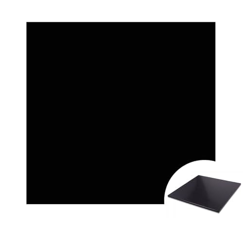 Black HDPE Sheet for Heavy Duty Industry,High Density Polyethylene Sheets Colored HDPE Board for DIY,1/2" Thick,Size 6" x 6" - size: 1/2" x 6" x 6", style: Black