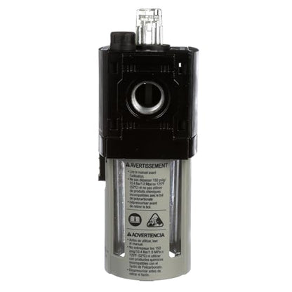ARO Ingersoll Rand ARO L36231-100-VS Air Line Lubricator, 3/8" NPT - 150 psi Max Inlet, Black/Gray - size: 3/8" NPT