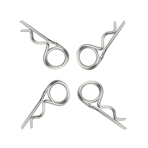 Steel Double Loop Hitch Pin Clip Various Size Fasteners, Multi-Use Cotter Hairpin Assortment Kit, Fit for Various Hitch Pins (M3X80 40PCS) - color: M3X80 40PCS