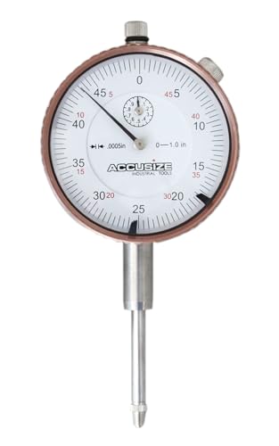 Accusize AGD 2 Dial Indicator, 0-1in x 0.0005in, P900-S099 - size: 0-1" x 0.0005"