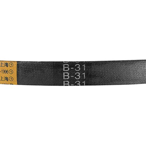 uxcell B31 V-Belts 31" Pitch Length, B-Section Rubber Drive Belt 2pcs - size: 31"