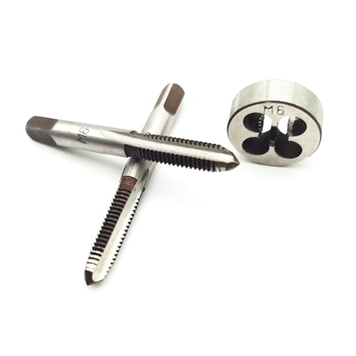 AtticZone M6 x 1.0 Metric Hand Thread Tap and Die Set, Right Hand - size: M6x1.0