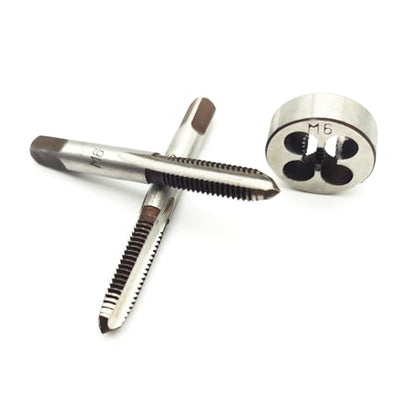 AtticZone M6 x 1.0 Metric Hand Thread Tap and Die Set, Right Hand - size: M6x1.0