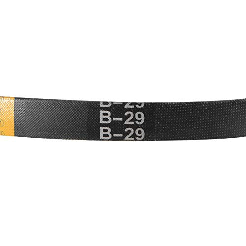 uxcell B29 V-Belts 29" Pitch Length, B-Section Rubber Drive Belt 2pcs - size: 29"